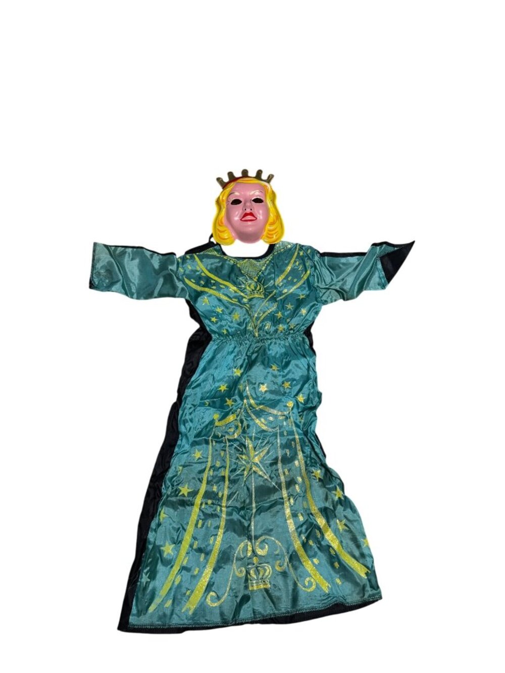 RARE Vintage Collegeville Fairy Witch 280 Two-In-One Halloween Costume 2 Masks - Picture 2 of 16